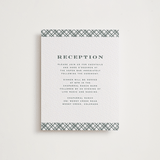 "The Ranch" - Letterpress Reception Cards in Stone by Jenna Holcomb - Front