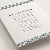 "The Ranch" - Letterpress Reception Cards in Stone by Jenna Holcomb - Detail