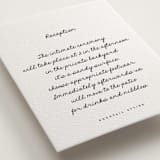 "Lover's Lantern" - Letterpress Reception Cards in Soft Black by Blustery August - Detail