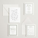 "Ink scribble" - Letterpress Rehearsal Dinner Cards in Blueberry by Adelyn T. - Invitation Suite