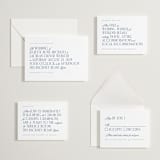 "London" - Letterpress Rehearsal Dinner Cards in Blueberry by Hudson meet Rose - Invitation Suite