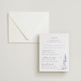 "fresh air" - Letterpress Multi-Event RSVP Cards in Pacific Blue by Anastasia Makarova - Invitation with Envelope
