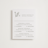 "creme au beurre" - Letterpress Multi-Event RSVP Cards in Moss by chocomocacino - Front