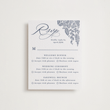"Chantilly" - Letterpress Multi-Event RSVP Cards in Aegean by Tamara Hilje - Front