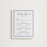 "Starboard" - Letterpress Multi-Event RSVP Cards in Lapis by Pixel and Hank - Front