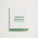 "Portrait Custom" - Letterpress Multi-Event RSVP Cards in Pear | Soft Black | Blind Deboss by Minted Custom - Front