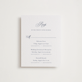 "Empire" - Letterpress Multi-Event RSVP Cards in Aegean by Jennifer Postorino - Front