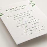 "Iconic" - Letterpress Multi-Event RSVP Cards in Pear by Creo Study - Detail