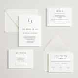 "chic" - Letterpress Multi-Event RSVP Cards in Burnt Sienna by Vanessa Doyle - Invitation Suite