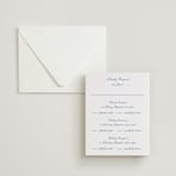 "Villa" - Letterpress Multi-Event RSVP Cards in Pacific Blue by Blustery August - Invitation with Envelope