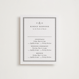 "Timeless Together" - Letterpress Multi-Event RSVP Cards in Soft Black by Carolyn MacLaren - Front