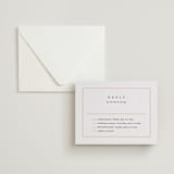 "Framed Monogram" - Letterpress Multi-Event RSVP Cards in Saffron by Kelly Schmidt - Invitation with Envelope