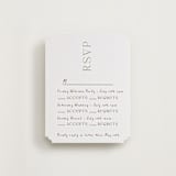 "la graine" - Letterpress Multi-Event RSVP Cards in Burnt Sienna by Alaina Cherup - Front