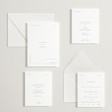 "Tuscany" - Letterpress Multi-Event RSVP Cards in Robin's Egg | Matcha by Blustery August - Invitation Suite