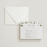 "Untied" - Letterpress Multi-Event RSVP Cards in Pistachio by Erin Hodges - Invitation with Envelope