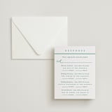 "Hartford" - Letterpress Multi-Event RSVP Cards in Shamrock by Olivia Raufman - Invitation with Envelope