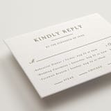 "Summit Meadows" - Letterpress Multi-Event RSVP Cards in Pistachio by Ana Sharpe - Detail