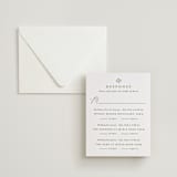 "Posy" - Letterpress Multi-Event RSVP Cards in Pistachio by Olivia Raufman - Invitation with Envelope
