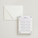 "Talavera Tiles" - Letterpress Multi-Event RSVP Cards in Lapis by Olivia Raufman - Invitation with Envelope