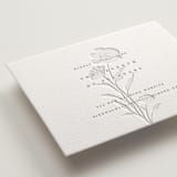 "shiruko" - Letterpress RSVP Online Enclosure Cards in Coffee by chocomocacino - Detail
