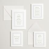 "Chantilly" - Letterpress RSVP Online Enclosure Cards in Pistachio by Erica Krystek - Invitation Suite