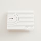 "Hilo" - Letterpress Wedding Thank You Cards in Warm Gray by Itsy Belle Studio - Front