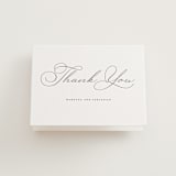 "Love Letters" - Letterpress Wedding Thank You Cards in Love Letters by Wildfield Paper Co - Front