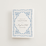 "Margot" - Letterpress Wedding Thank You Cards in Sky Blue by Erin L. Wilson - Front