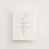 "shiruko" - Letterpress Wedding Thank You Cards in Coffee by chocomocacino - Front