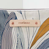 "Casual style" - Casual Clutch in Denim by Lucrecia Caporale - Tag Detail