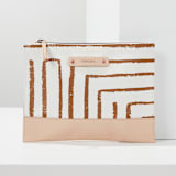 "Taos - Rust" - Casual Clutch in Rust by Anna Elder - Casual Clutch