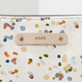 "Pretty Pepper" - Casual Clutch in Confetti by Stephanie C Martinez - Tag Detail