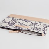 "Sauvage" - Casual Clutch in Chalkboard by Gwen Bedat - Zipper Detail