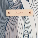 "Casual style" - Fillmore Duffle in Denim by Lucrecia Caporale - Tag Detail