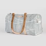 "Wavy" - Fillmore Duffle in Storm by Michelle Taylor - Side Pocket