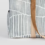 "Wavy" - Fillmore Duffle in Storm by Michelle Taylor - Fabric Detail