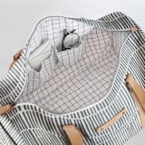 "Wavy" - Fillmore Duffle in Storm by Michelle Taylor - Interior Back