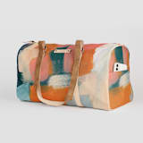 "Shuffle" - Fillmore Duffle in Caribbean by Lindsay Megahed - Side Pocket