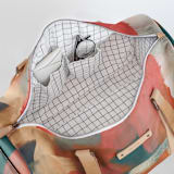 "Shuffle" - Fillmore Duffle in Caribbean by Lindsay Megahed - Interior Back