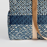 "Basic - Azure" - Fillmore Duffle in Azure by Bethania Lima - Fabric Detail
