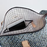 "Basic - Azure" - Fillmore Duffle in Azure by Bethania Lima - Interior Front