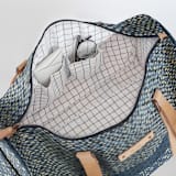 "Basic - Azure" - Fillmore Duffle in Azure by Bethania Lima - Interior Back