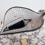 "Sauvage" - Fillmore Duffle in Chalkboard by Gwen Bedat - Interior Front