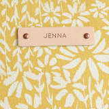 "Lenox" - Fillmore Duffle in Sunshine by Lauren Richel Kelly - Tag Detail