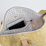 "Lenox" - Fillmore Duffle in Sunshine by Lauren Richel Kelly - Interior Front