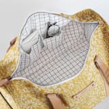 "Lenox" - Fillmore Duffle in Sunshine by Lauren Richel Kelly - Interior Back