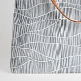 "Wavy" - Snap Tote in Storm by Michelle Taylor - Fabric Detail