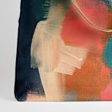 "Shuffle" - Snap Tote in Caribbean by Lindsay Megahed - Fabric Detail