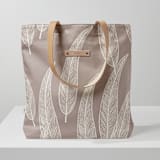 "Sketched Willow Rosewood" - Snap Tote in Rosewood by Katharine Watson - Snap Tote