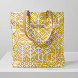 "Deconstruct" - Snap Tote in Sunshine by Michelle Taylor - Snap Tote